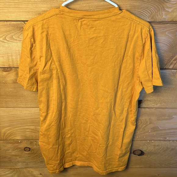 Hollister‎ Must Have Collection Mens Orange T-Shirt M short sleeve Casual Y2K - Picture 6 of 6